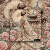 Kimono Floral Feast Jigsaw Puzzle 1000 Pieces